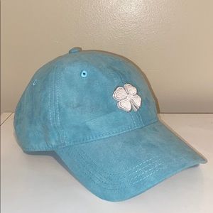 Baby blue baseball cap